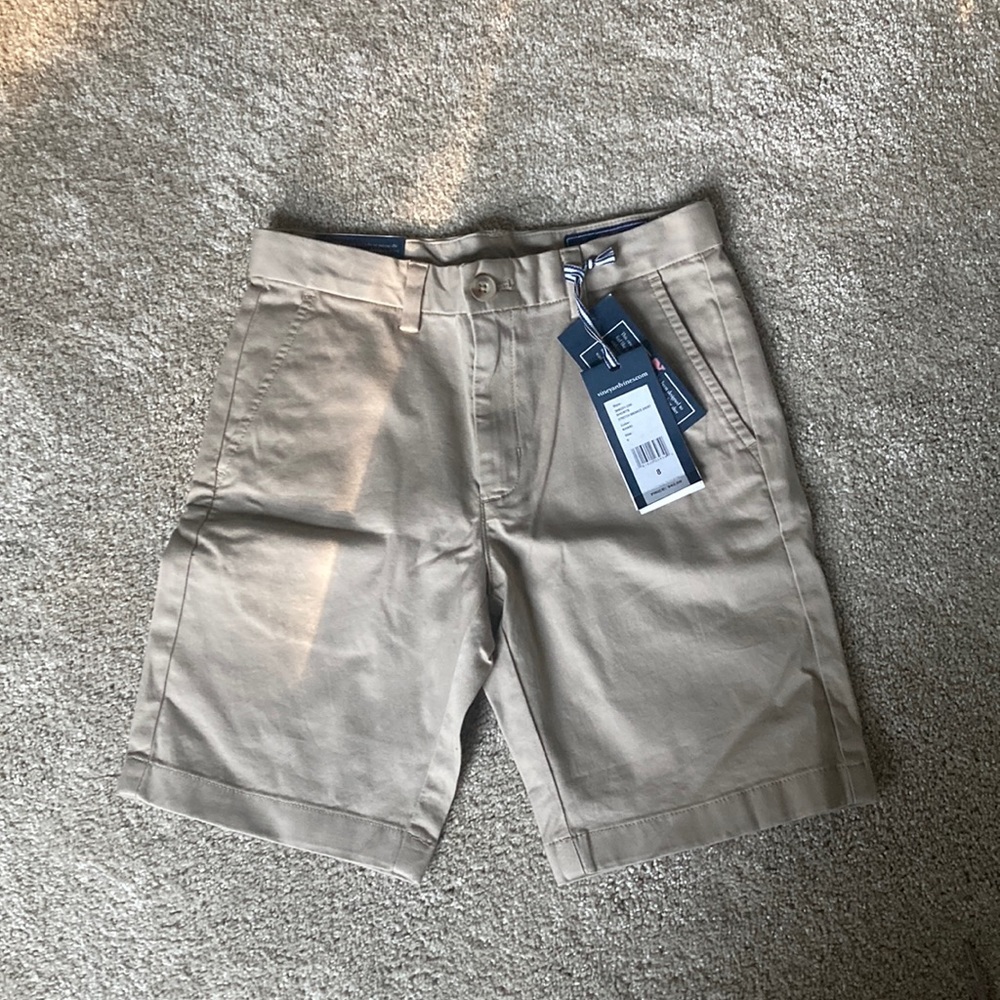 Khaki Vineyard Vines Breaker Short, size 8